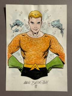 Mark Buckingham - 1 Original drawing - Aquaman | Catawiki