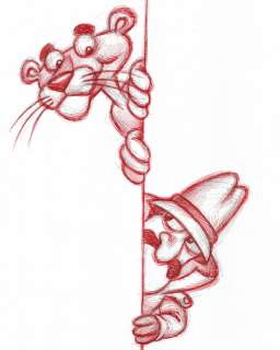 Joan Vizcarra - The Pink Panther and Inspector Clouseau - Original Drawing - Hand Signed | Catawiki