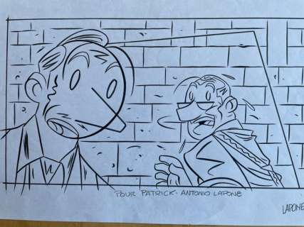 Lapone, Antonio - 1 Original drawing - A.D.A - La vallée du squelette hostile - 2006 | Catawiki