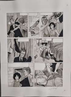 Renaud - 1 Original colour page - Les crabes - Planche originale au Lavis - 2018 | Catawiki