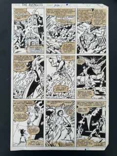 Alan Kupperberg, Dan Green - 1 Original page - The Avengers #212 page 27 Captain America-Yellow Jacket - Men of Deadly Pride! - 1981 | Catawiki
