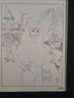 Altuna, Horacio - 1 Original drawing - Palm Beach | Catawiki