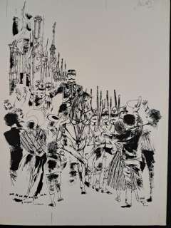 Crepax, Guido - 1 Original drawing - Le Guerre Risorgimentali | Catawiki