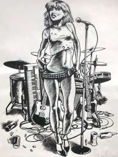 Kriek, Erik - 1 Original drawing - Blondie - Debbie Harry - 2020 | Catawiki