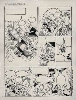 Marten Toonder Studio’s (Matena, Dick) - Originele pagina - Tom Poes & Heer Bommel - Tom Poes en het Komeetgas - 1 page originale - 1999 | Catawiki