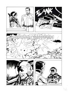 Bonazzi, Germano - 3 Original page - Nathan Never Gigante #10 - "I ribelli di marte" - 2000 | Catawiki