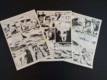 Monti; Nizzi - 3 Original page - Tex - Orme sulla Sabbia | Catawiki