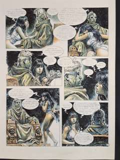 Serpieri, Paolo Eleuteri - 1 Presse Exécutive Aquarellée - Druuna: Creatura - 1990 | Catawiki