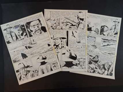 Monti, Nizzi - 3 Original page - Tex Orme Sulla Sabbia - 1991 | Catawiki