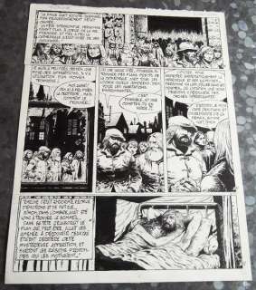 Auclair, Claude | Original page in indian ink  - Simon du Fleuev  - Les Pélerins  - (1978) | Catawiki