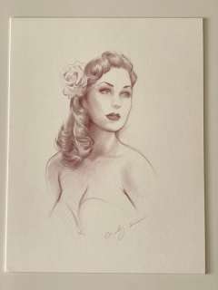 Maly Siri - 1 Original drawing - Pin Up - années 40 50 - 2019 | Catawiki