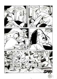 De Angelis, Roberto - 4 Original page - Nathan Never #187 - "Sara Mc Bain" - 2006 | Catawiki