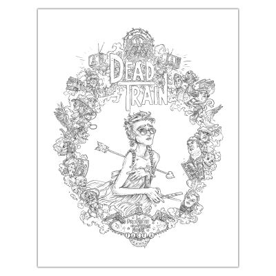 Le Turk | Dead Train - Planche originale Page titre | Achetez de l’Art