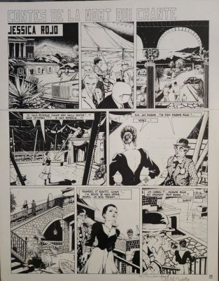 Michel Schetter - 1 Original page - Contes de la mort qui chante | Catawiki