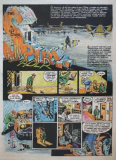 Eisner. | Â« The Spirit. The Invader Â». Mise en couleurs sur épreuve pour | Tessier Sarrou