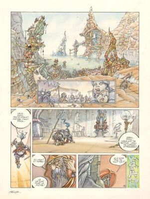 Thierry Ségur | Planche originale n°14 - Le Sang des rois - Légendes des Contrées oubliées | Daniel Maghen