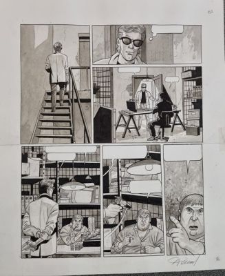 Renaud - 1 Original colour page - Les crabes - 2018 | Catawiki