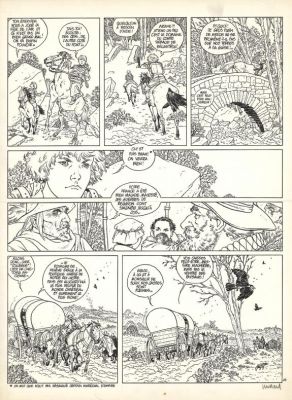 André Juillard | Planche originale n°23 - Le Temps des chiens - Les 7 Vies de l’Épervier | Daniel Maghen