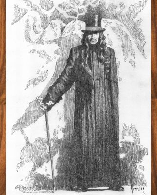 Maren – Œuvre originale au crayon - Gary Oldman as Dracula (Bram Stoker’s Dracula) - Hand Signed | Catawiki