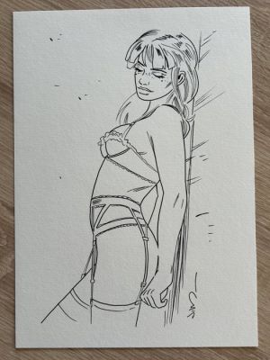 Jim - 1 Original drawing - Une Nuit à Rome - Marie - 2016 | Catawiki