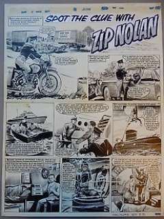 Bunn, Reg | Original page (no. 1925)  - Zip Nolan  - (1963) | Catawiki
