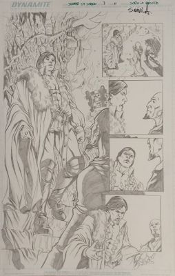 Sergio Dávila (Pencil) Original page - Swords of Sorrow - Swords of Sorrow #3, Page 11 | Catawiki