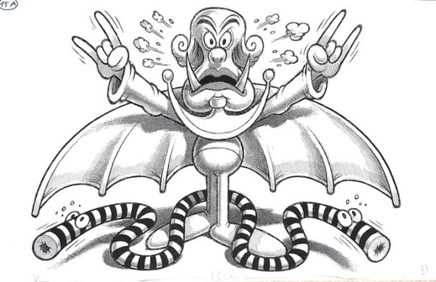 Jacovitti, Benito - 1 Original drawing - 15A | Catawiki