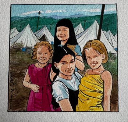 Warnauts & Raives - 1 Original colour drawing - Enfants - 2000 | Catawiki