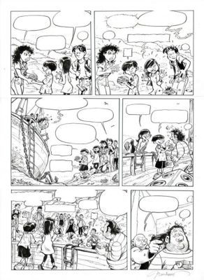 Bosschaert, Jan - 1 Page d’origine - Sam 10 - Aan de grond - 2008 | Catawiki