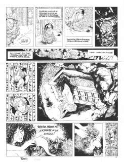 Planche originale 52 de SASMIRA Tome 2 par Claude PELET