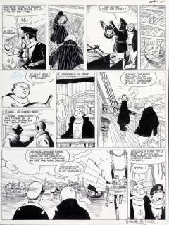 Le Gall | Théodore Poussin, planche n°6 Ã  l’encre de… | Millon