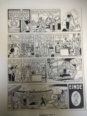 Geerts, Paul / Studio Vandersteen - 1 Original page - Suske en Wiske 225 - De Goalgetter - Einde plaat - 1990 | Catawiki