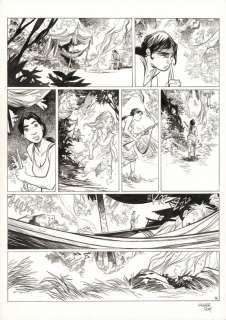 Olivier Pont - Planche originale n°58 - Le Rituel - Un putain de salopard