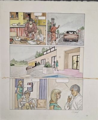 Renaud - 1 Original colour page - Blousés - 2021 | Catawiki