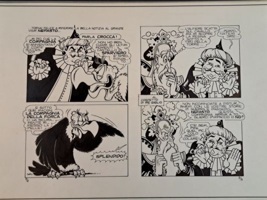 Magnus & Romanini - 1 Original page - La Compagnia della Forca: Il Rapimento di Annalisa | Catawiki