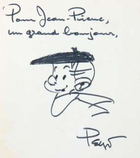 Peyo | Benoît Brisefer, Madame Adolphine en version gag… | Millon