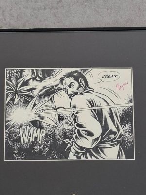 Magnus (Raviola, Roberto) - 1 Original drawing - I Briganti