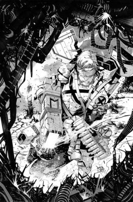 Continue Shopping | CYCLOPS #4 FEDERICO VICENTINI COVER ART | Scott’s Collectables