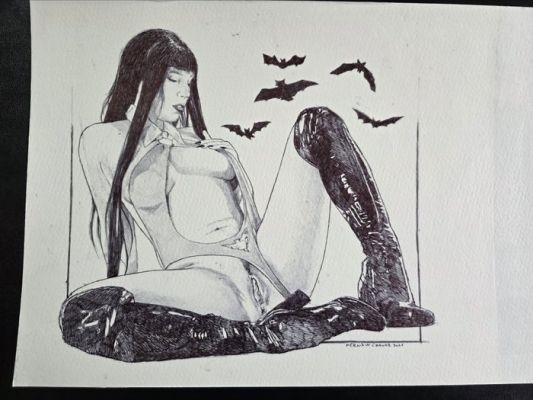 Chavar, Hernàn - 1 Original drawing - Altro - Illustrazione originale Vampirella - 2026 | Catawiki