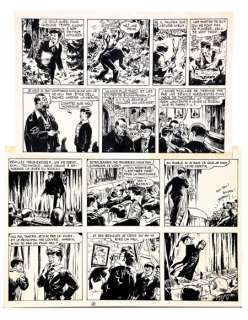 Jijé | Baden Powell, planche n°5 Ã  l’encre de Chine pub… | Banque Dessinée