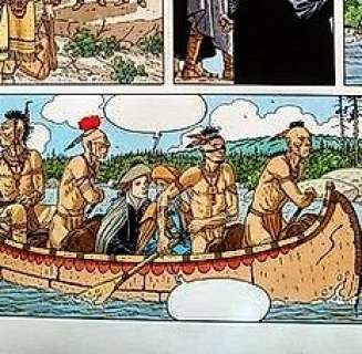 Juillard, André | Planche originale avec couleurs directes  - Plume aux vents T2  - L’oiseau tonnerre | Catawiki