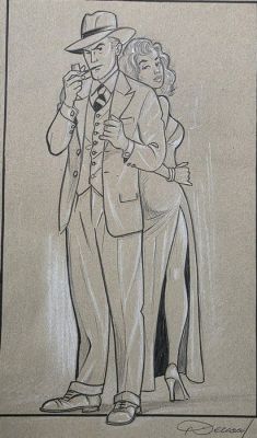 Renaud (Denauw, Renaud) - 1 Original drawing - Harry Dickson | Catawiki