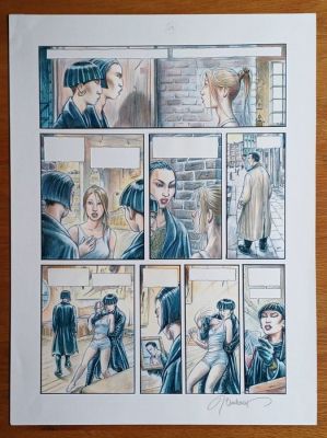 Bosschaert, Jan - Originele gekleurde plaat uit Jaguar 1, Het Visioen - volledige pagina