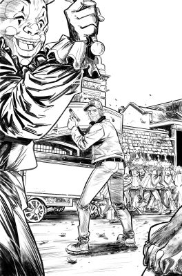 SOO LEE - WITNESS POINT #1 SOO LEE ORIGINAL COVER ART