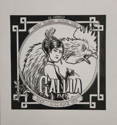 Rica (Rica, Enrico) - 1 Original drawing - Biere Gallia | Catawiki