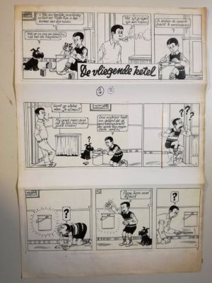 Buth - 2 Original page - Thomas Pips - De Vliegende Ketel - 1949 | Catawiki