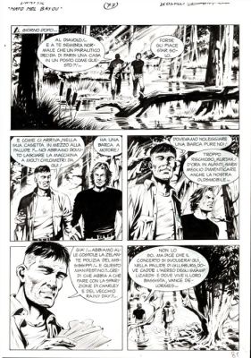 Dotti, Maurizio - 2 Original page - Dampyr #15 - "Nato nella palude" - 2001 | Catawiki
