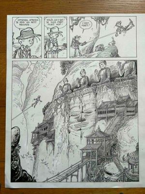 Makyo, Pierre - 1 Original page - Journal de Spirou - Hommage à Spirou et Fantasio | Catawiki