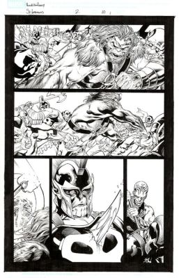Tom Raney - 1 Original page - Secret Invasion: Inhumans - 2008 | Catawiki