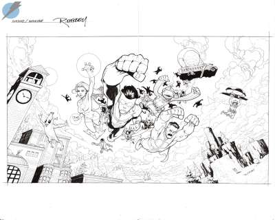 Ryan Ottley - Invincible Issue Fortnite Page Loading Screen